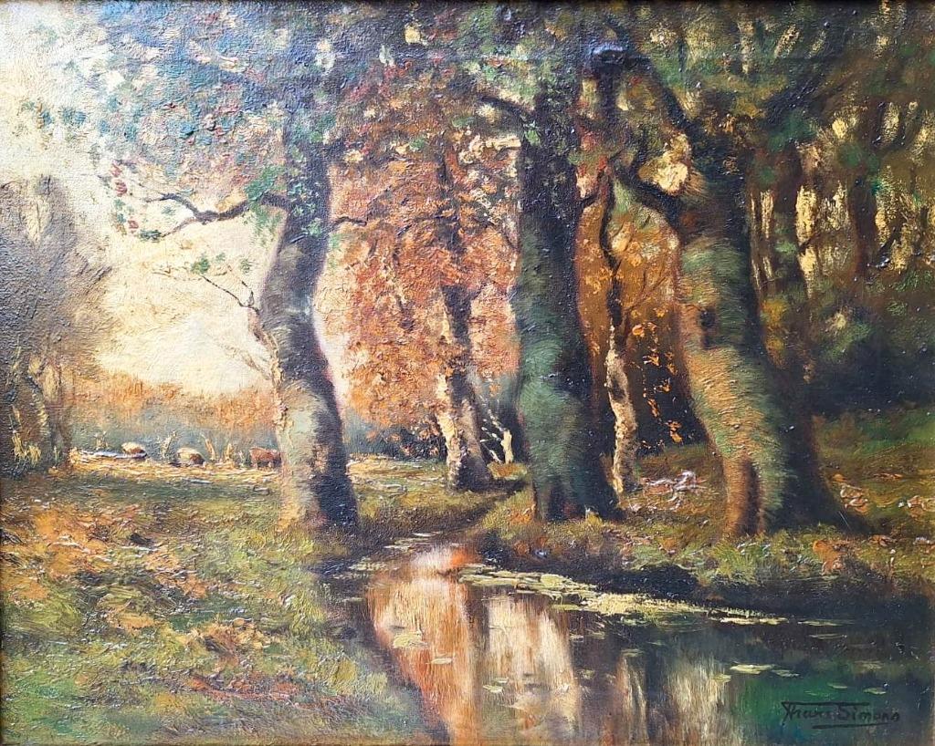 Kempens landschap van Jan Frans Simons, Antiek en Kunst, Ophalen