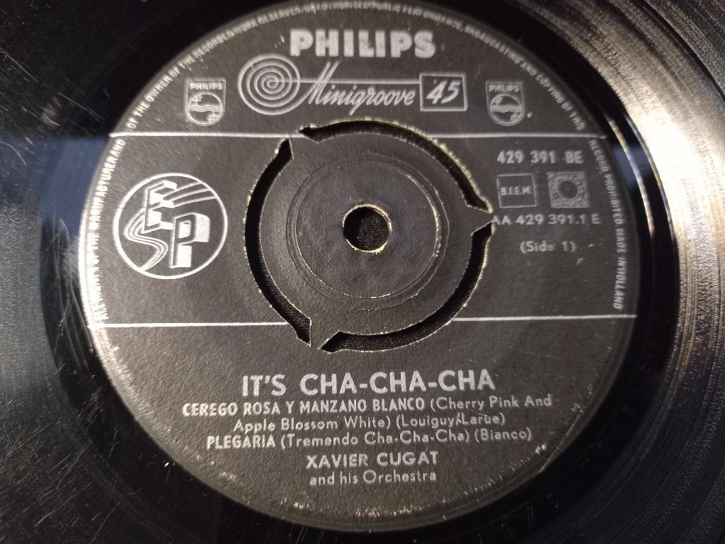Xavier Cugat And His Orchestra ‎– It's Cha Cha Cha Ep '7, Latin en Salsa, Gebruikt, 7 inch, Ophalen of Verzenden
