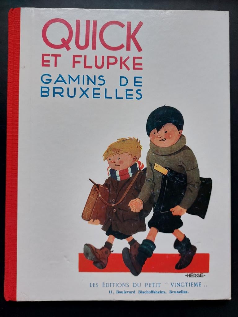 QUICK ET FLUPKE Tintin Hergé  Facsimile de l'édition de 1930, Enlèvement ou Envoi