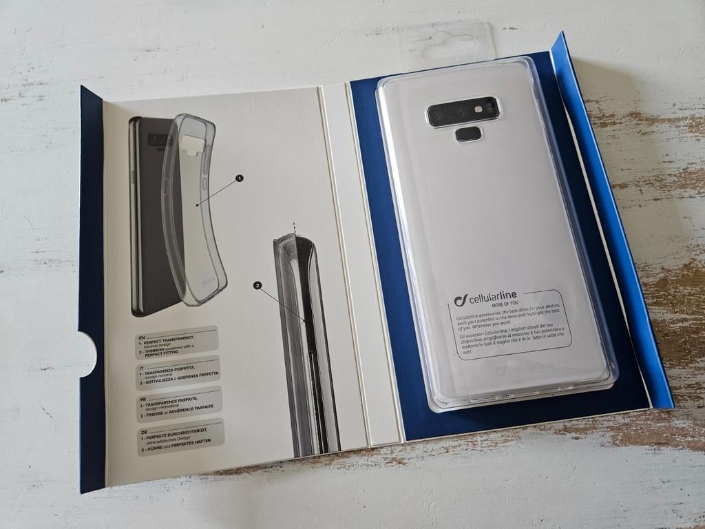 COVER TRANSPARENT POUR GSM SAMSUN GALAXY NOTE 9, Ophalen of Verzenden, Nieuw, Frontje of Cover