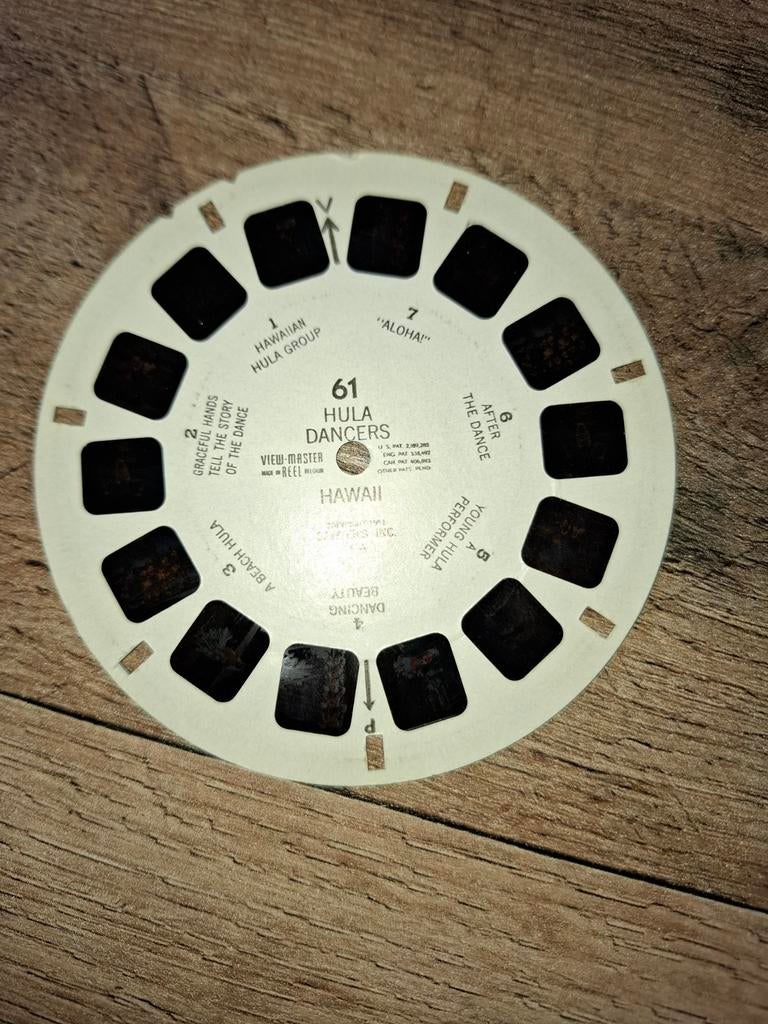 View-master : hula dancers hawaii 61, Verzenden, Zo goed als nieuw