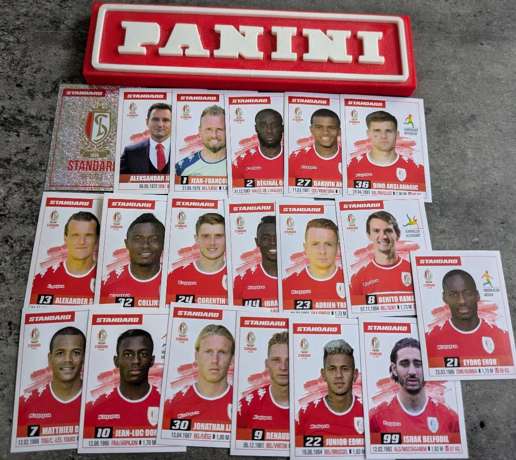 PANINI FOOTBALL 2017 19 AUTOCOLLANTS STANDARD C.L. FOOTBALL, Enlèvement ou Envoi, Neuf