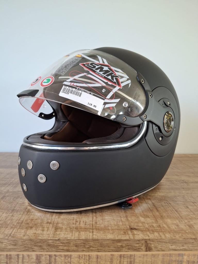 STOCKDEALS! Motorhelm Integraal - SMK Ranko Retro (Maat S), Motoren, Kleding | Motorhelmen, Dames, Integraalhelm, S, Ophalen