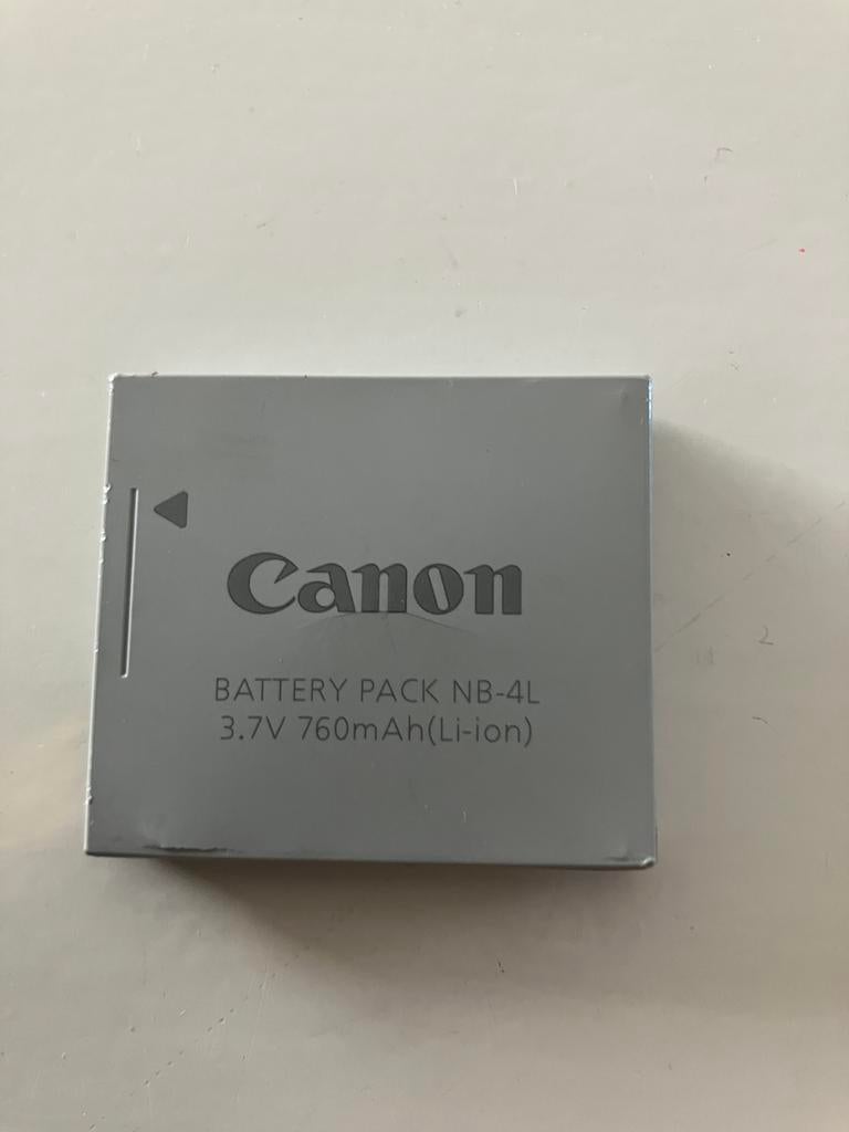 2 Canon-batterijen NB-4L voor digitale camera, Ophalen of Verzenden, Gebruikt, Compact, Canon
