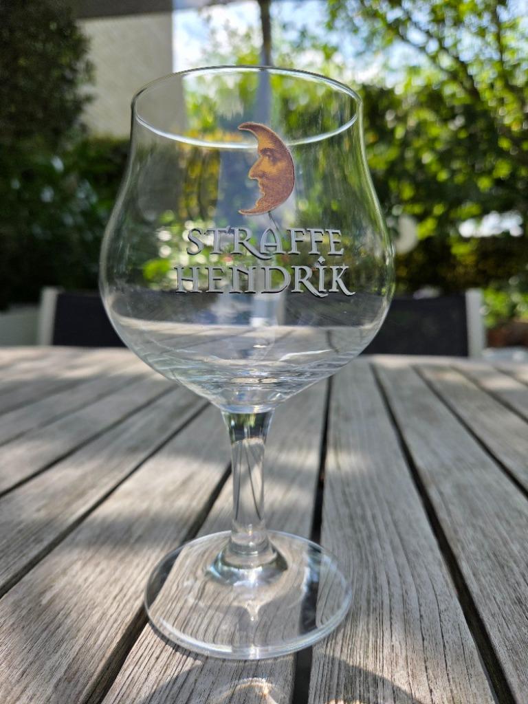 bierglas Straffe Hendrik  Halve Maan, Verzamelen, Ophalen, Nieuw, Bierglas