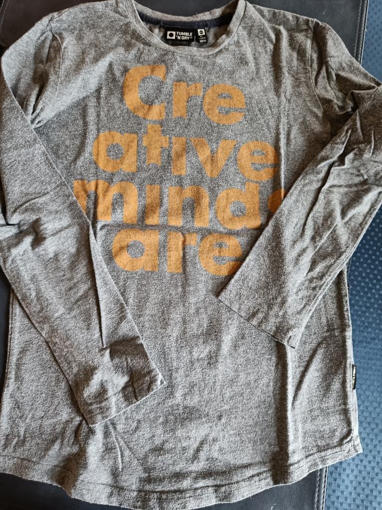Tshirt met lange mouwen tumble'N dry maat 134, Ophalen of Verzenden, Gebruikt