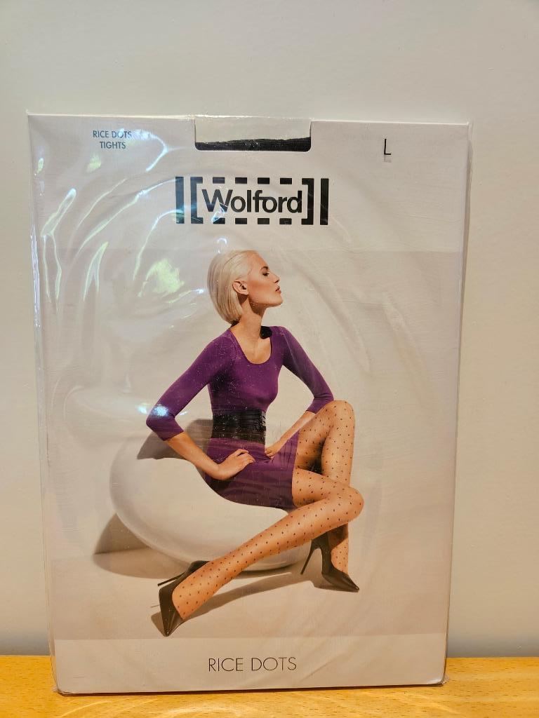 Wolford Rice Dots - zwart+wit - L, Kleding | Dames, Zwart, Nieuw, Ophalen of Verzenden, Maat 44/46 (L)