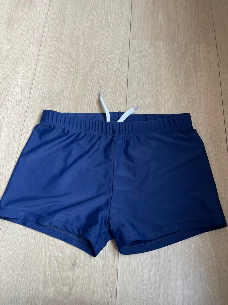 Zwembroek donkerblauw voor jongens 14j maat 158/164, Ophalen, Zo goed als nieuw, Maat 158, Zwembroek