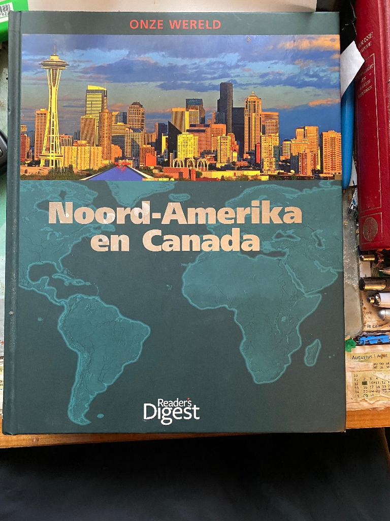 Noord-Amerika en Canada harde kaft, Livres, Atlas & Cartes géographiques, READERS DIGEST, Autres régions, Enlèvement ou Envoi