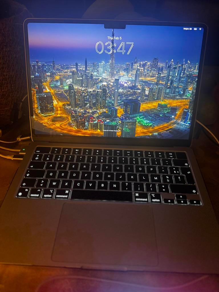 Macbook Air M2 256GB, 256 GB, Comme neuf, Azerty, 8 GB