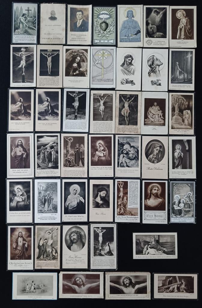 Oude bidprentjes 1915 - 1947, Verzamelen, Ophalen of Verzenden