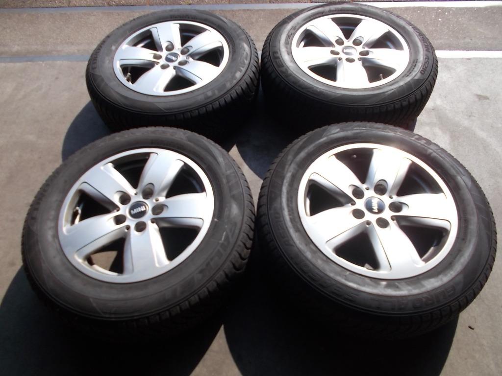 MINI COUNTRYMAN VELGEN + WINTERBANDEN 205 65 R16 + TPMS, Ophalen of Verzenden