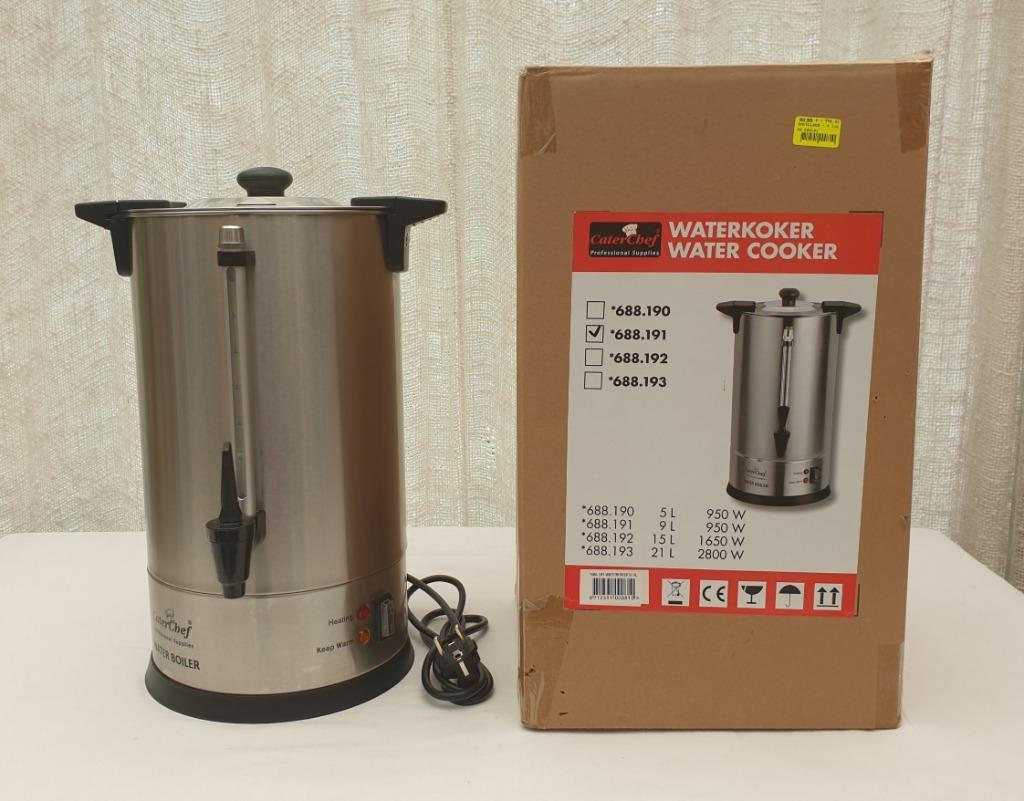 Samovar waterkoker 9 litres, Ophalen of Verzenden, Nieuw in verpakking, Koffie en Espresso