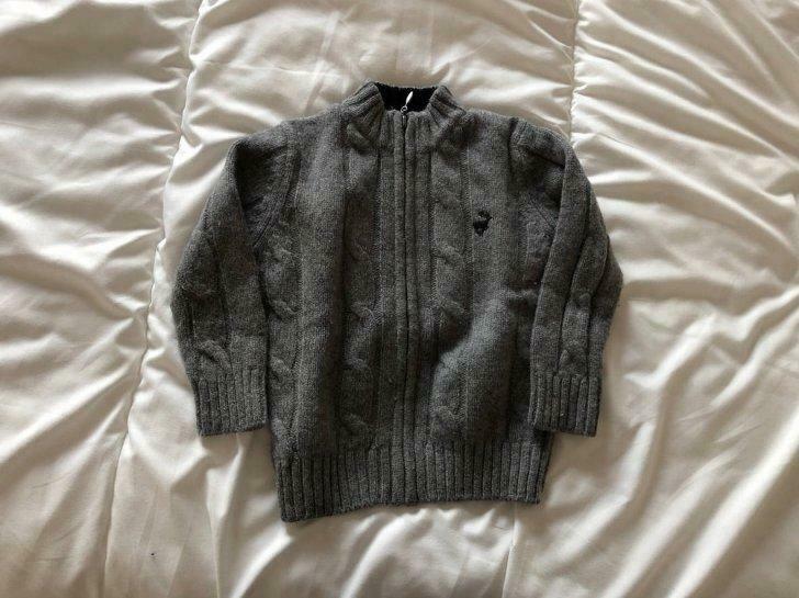 Grijze gilet Buissonière, Envoi, Utilisé, Garçon, Pull ou Veste