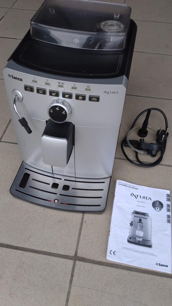 Machine à café espresso SAECO INTUITA HD8750 en panne ou pce, Enlèvement ou Envoi, Machine à espresso, Café en grains, Réservoir d'eau amovible
