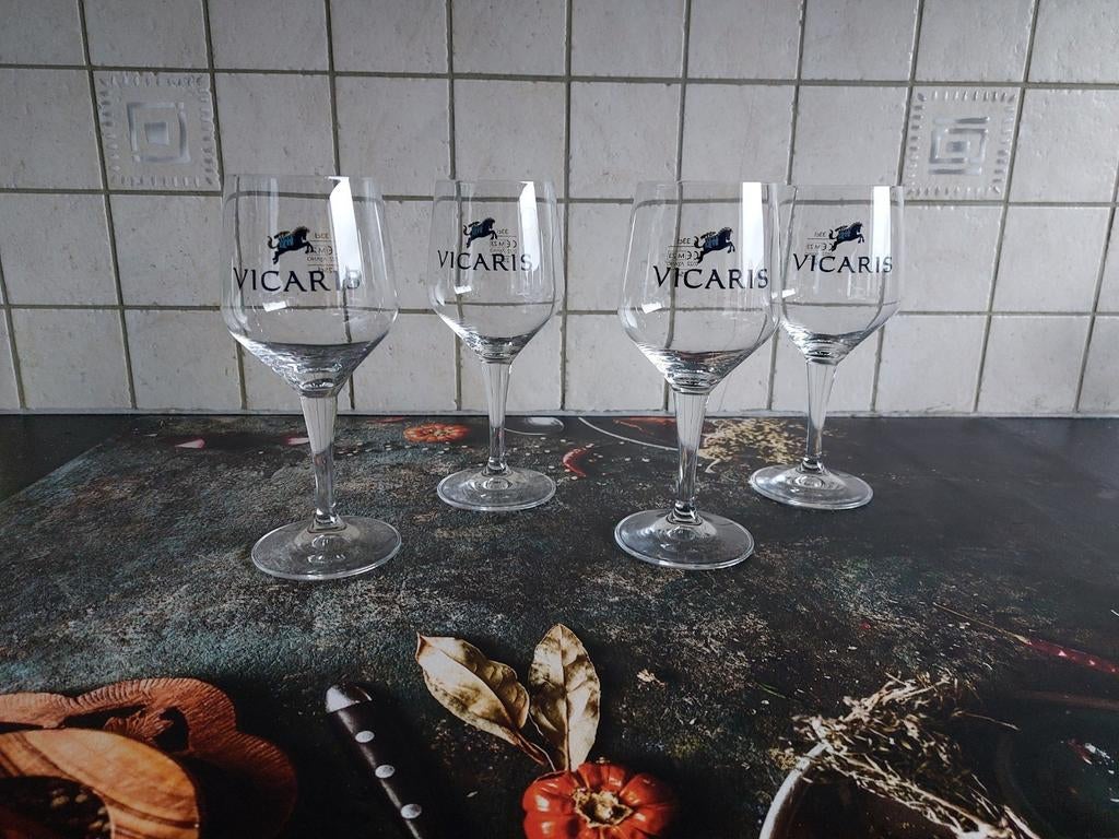 Luxe vicaris bierglazen, Verzamelen, Ophalen of Verzenden, Zo goed als nieuw, Bierglas