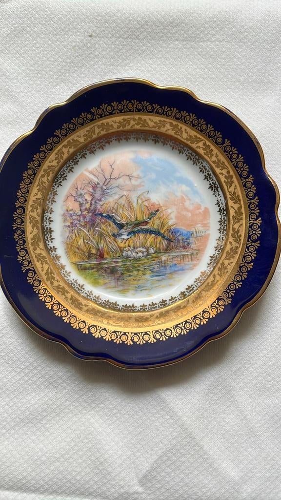 Limoges rehaussé bleu cobalt, Antiquités & Art, Enlèvement