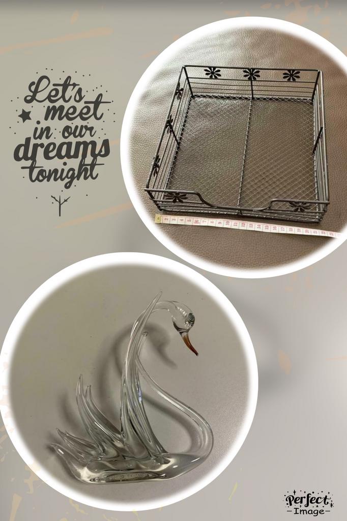 Porte-serviettes cygne / autre porte-serviettes, Antiquités & Art