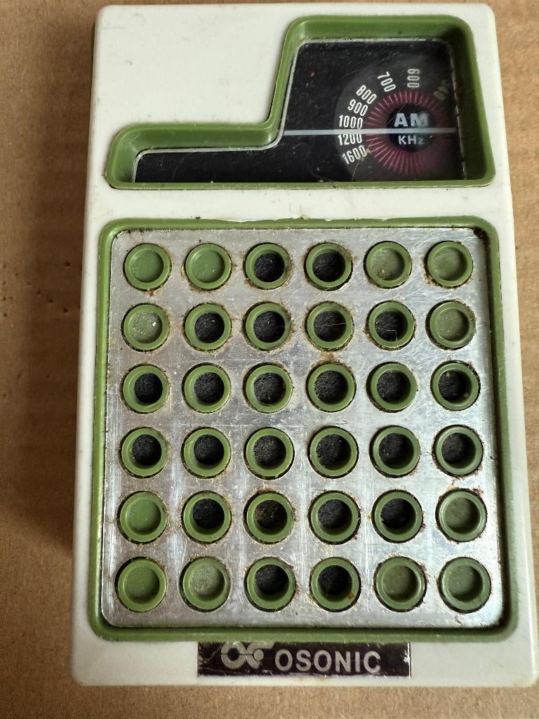 Oskar osc-18 vintage transistorradio, Audio, Tv en Foto, Radio's, Verzenden, Radio