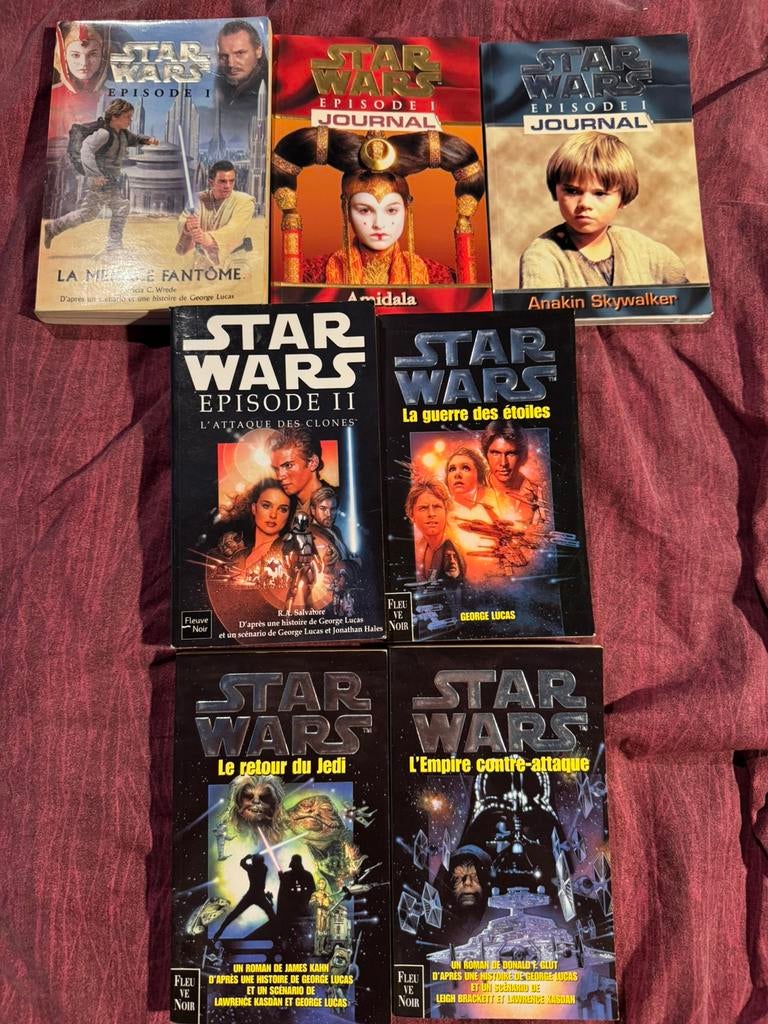 Star Wars livres de la saga, Collections, Enlèvement ou Envoi, Utilisé, Livre, Poster ou Affiche