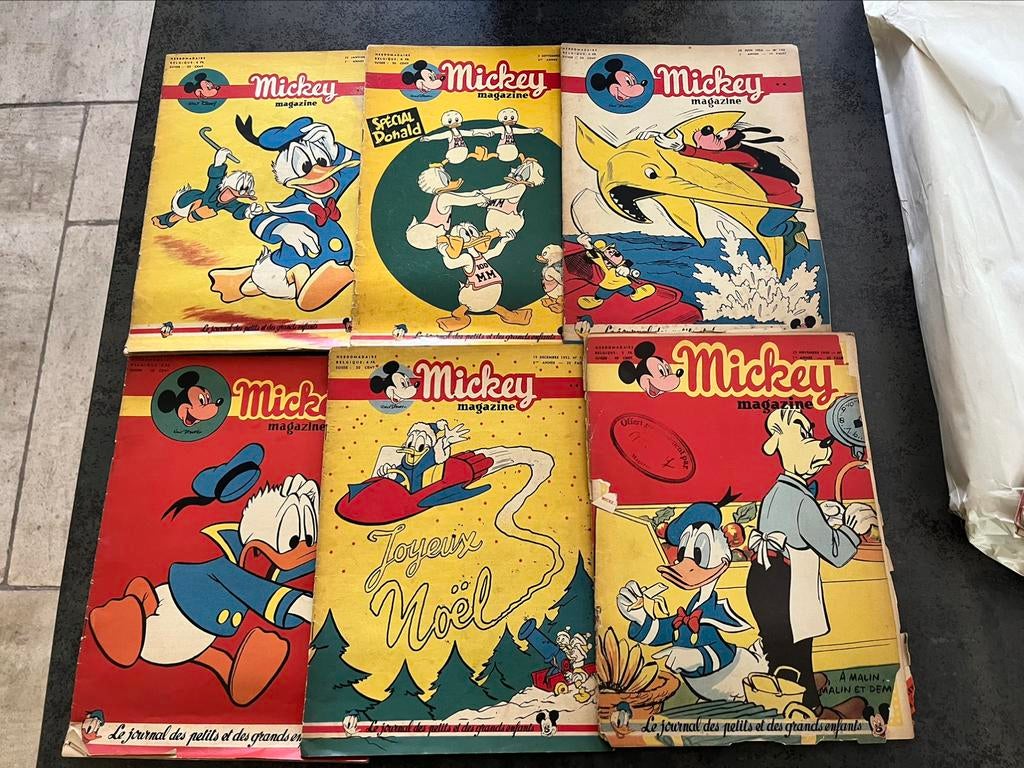 12 BD MICKEY Magazine, Livres