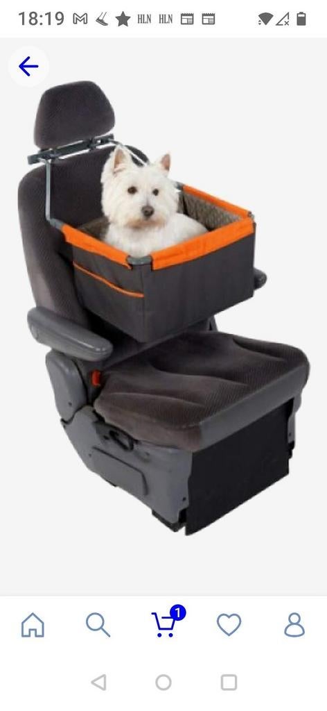 Siège auto pour chien..., Enlèvement, Comme neuf