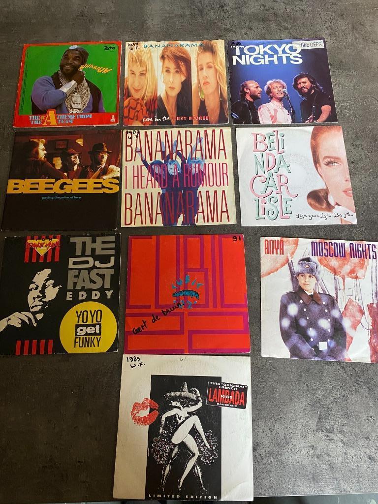 10 Diverse 45T singels (jaren 80), Ophalen of Verzenden