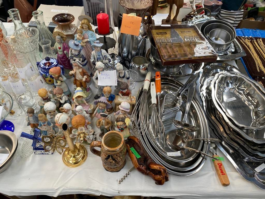 Rommelmarkt - glazen - antiek, Ophalen of Verzenden, Zo goed als nieuw