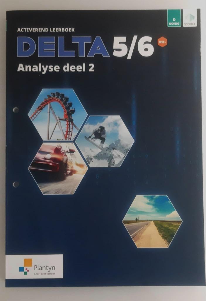 Delta 5/6 Analyse deel 2, Boeken, Ophalen of Verzenden, Nieuw