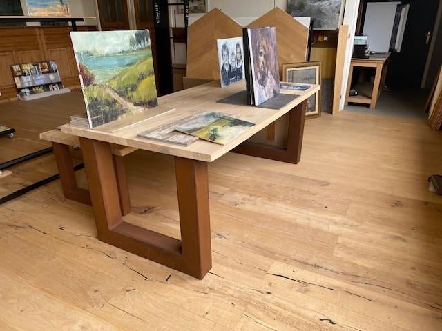 2 tables de bureau et 1 table d'appoint à vendre !, Enlèvement, Comme neuf