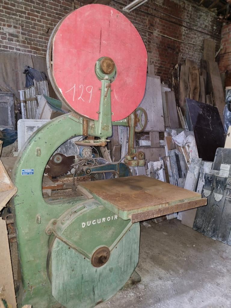 Scie à ruban Ducuroir pour bois et métal à vendre !, Enlèvement