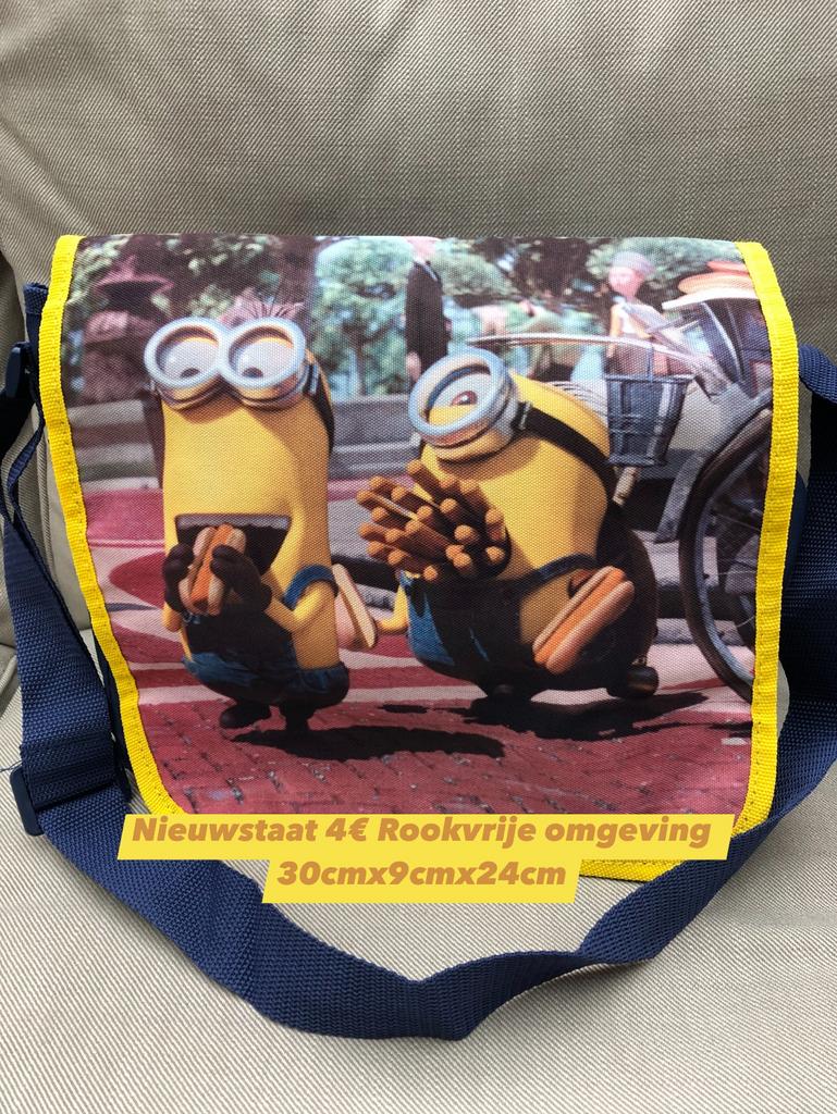 Minion schoudertas Zeer mooie staat, 30 tot 40 cm, Minder dan 30 cm, Ophalen of Verzenden, Zo goed als nieuw