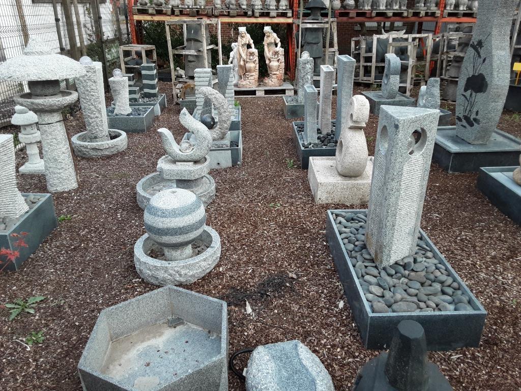 FONTEINEN IN  GRANIET EN WATERPARTIJEN KOPEN, Tuin en Terras, Ophalen, Nieuw, Graniet, Fontein