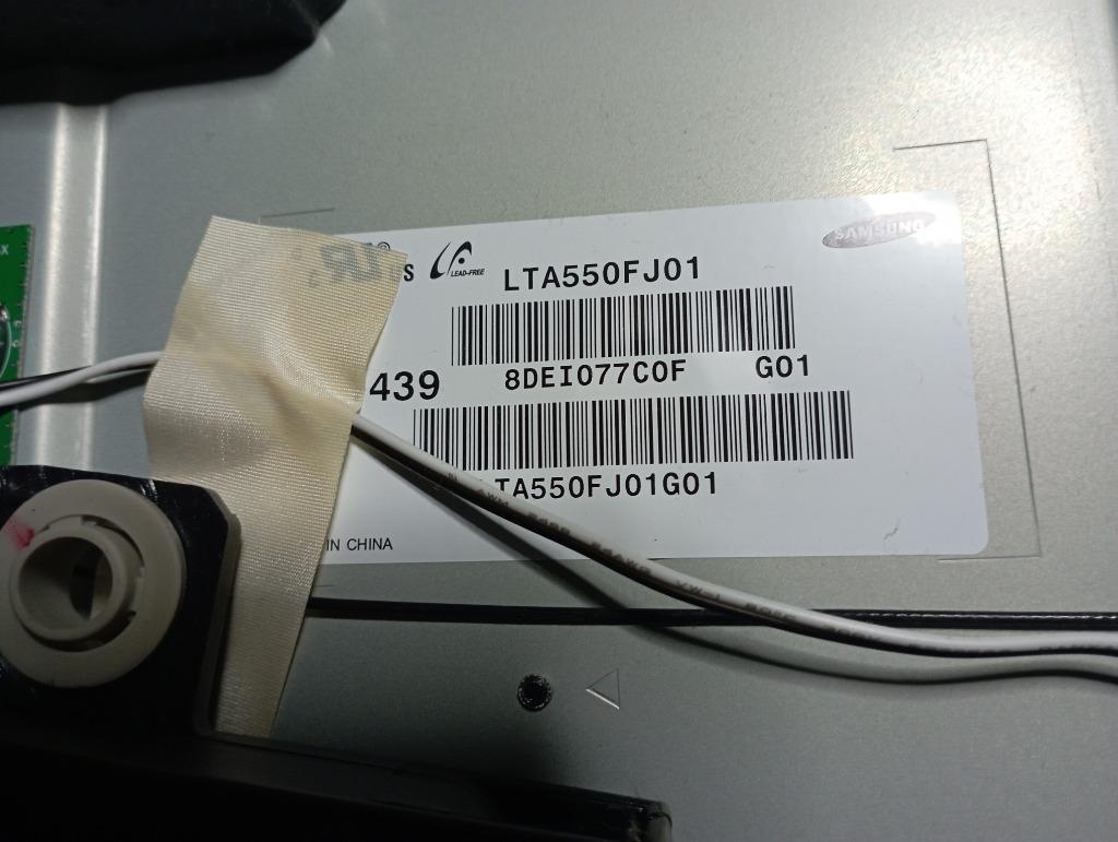 Dalle Lcd Led de rempalcement LTA550FJ01 Samsung, TV, Hi-fi & Vidéo, LED, Enlèvement, Utilisé, Smart TV