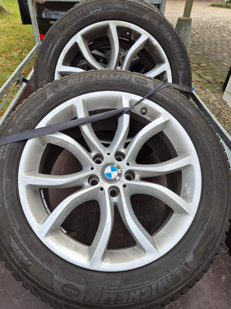 Originele BMW lichtmetalen velgen Styling 594 - X5/X6 - 395€, Auto-onderdelen, Banden en Velgen, Velg(en), Winterbanden, 19 inch