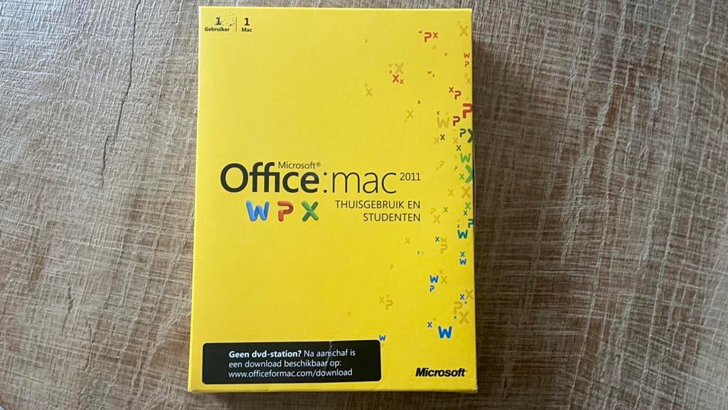 Microsoft Office Home and Student 2011, Mac, 1 pk, DVD, NL, Computers en Software, Ophalen of Verzenden, Windows