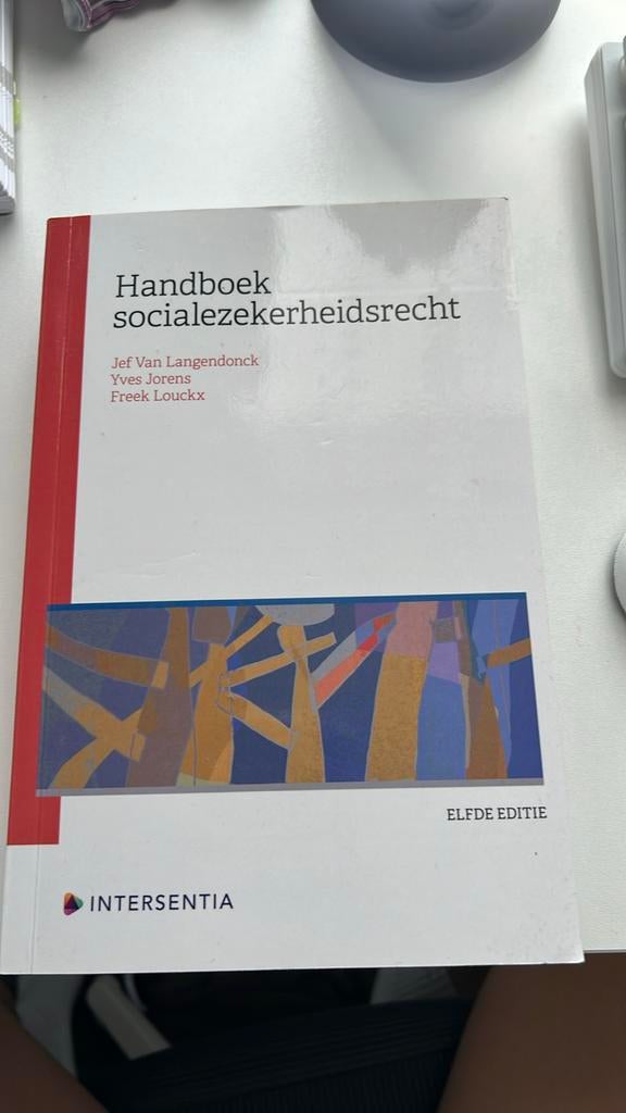 Handboek socialezekerheidsrecht (11de editie) (studentenedit, Boeken, Ophalen of Verzenden, Nieuw, Jef Van Langendonck; Yves Jorens