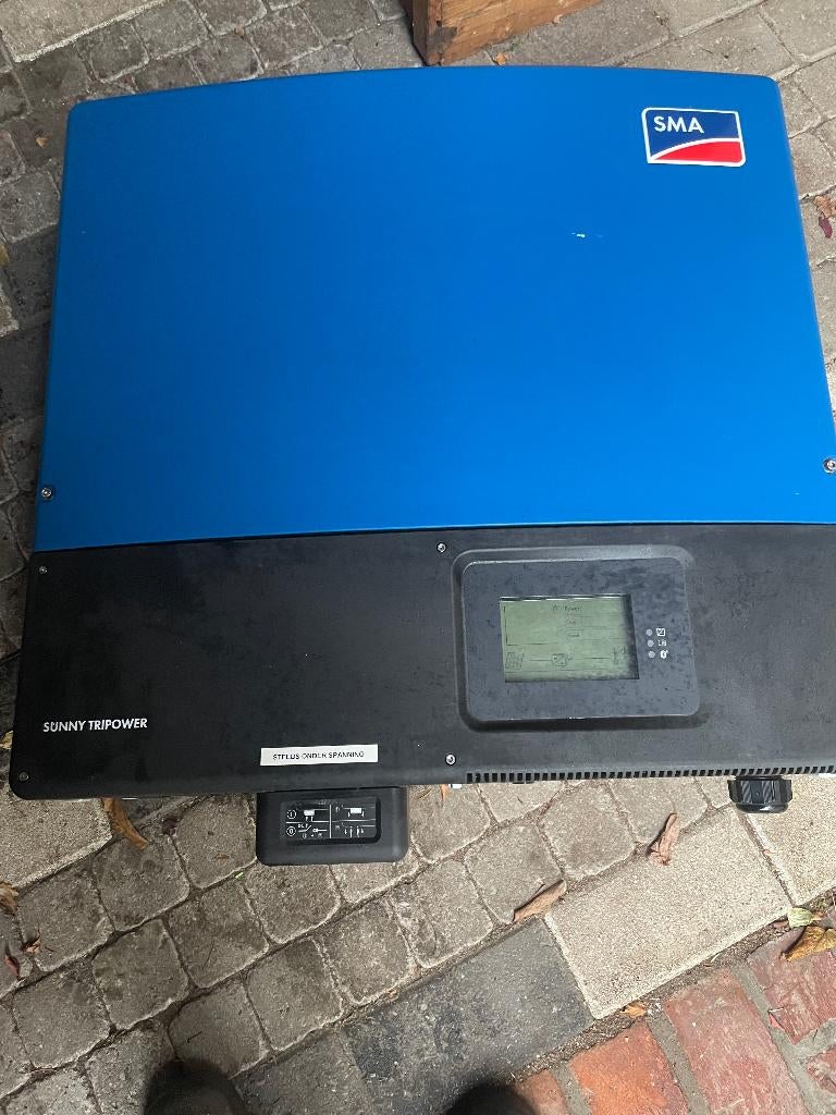 omvormer zonnepanelen SMA Sunny Tripower 8 Kw, Ophalen, Gebruikt, Compleet systeem, 200 wattpiek of meer