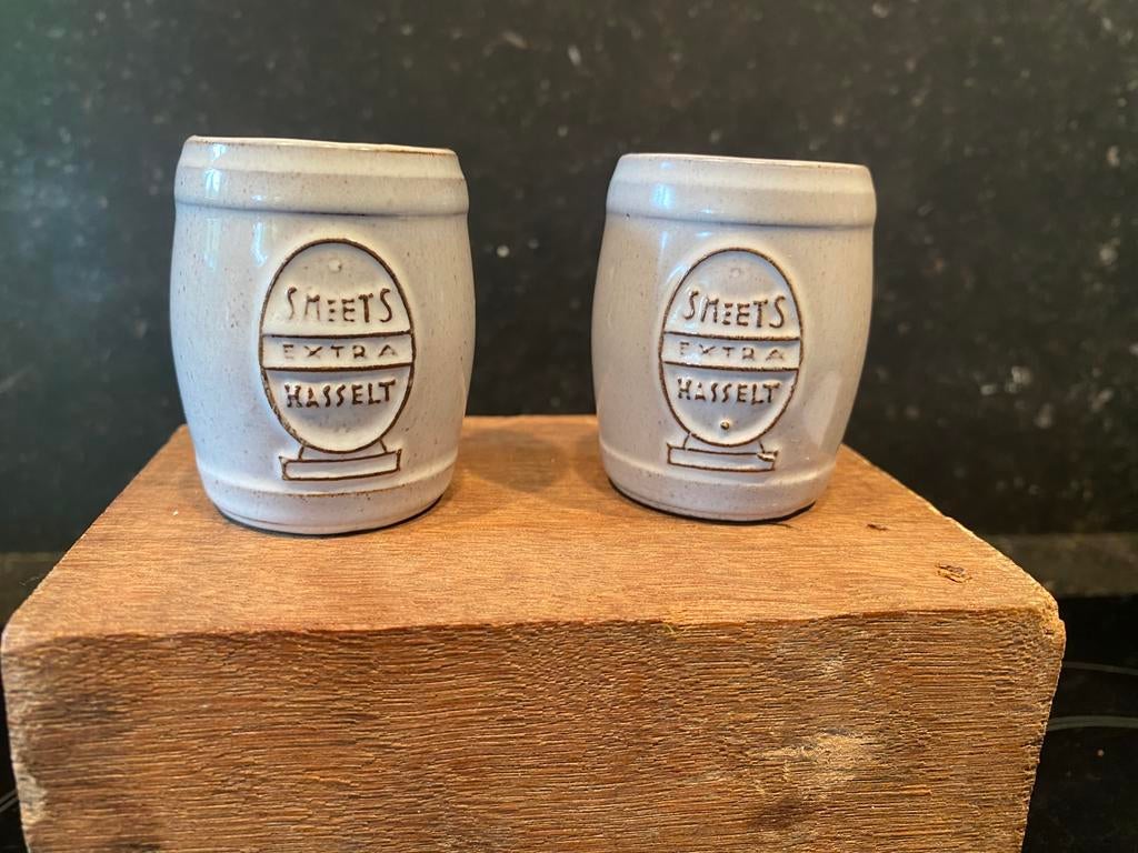 smeets jenever hasselt glas keramiek, Enlèvement ou Envoi, Utilisé, Autres types