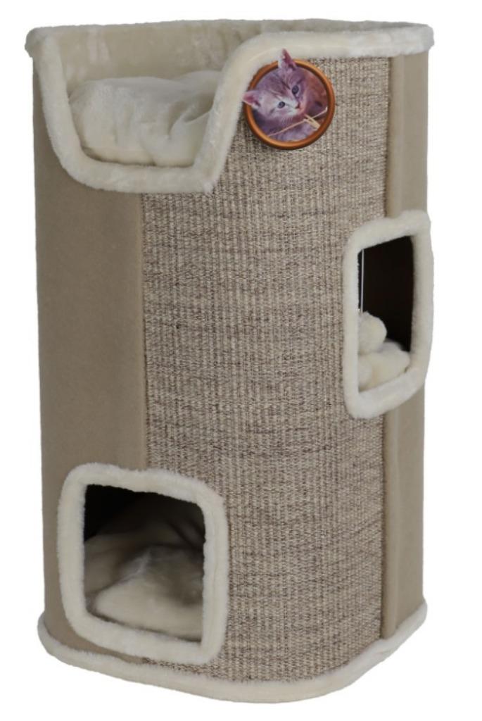 Tonneau d'escalade chat Sisal 2 trous desert 75cm, Enlèvement, Neuf