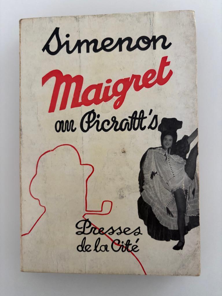 Simenon Maigret au Picratt's - 1955, Enlèvement ou Envoi, Utilisé, Georges Simenon