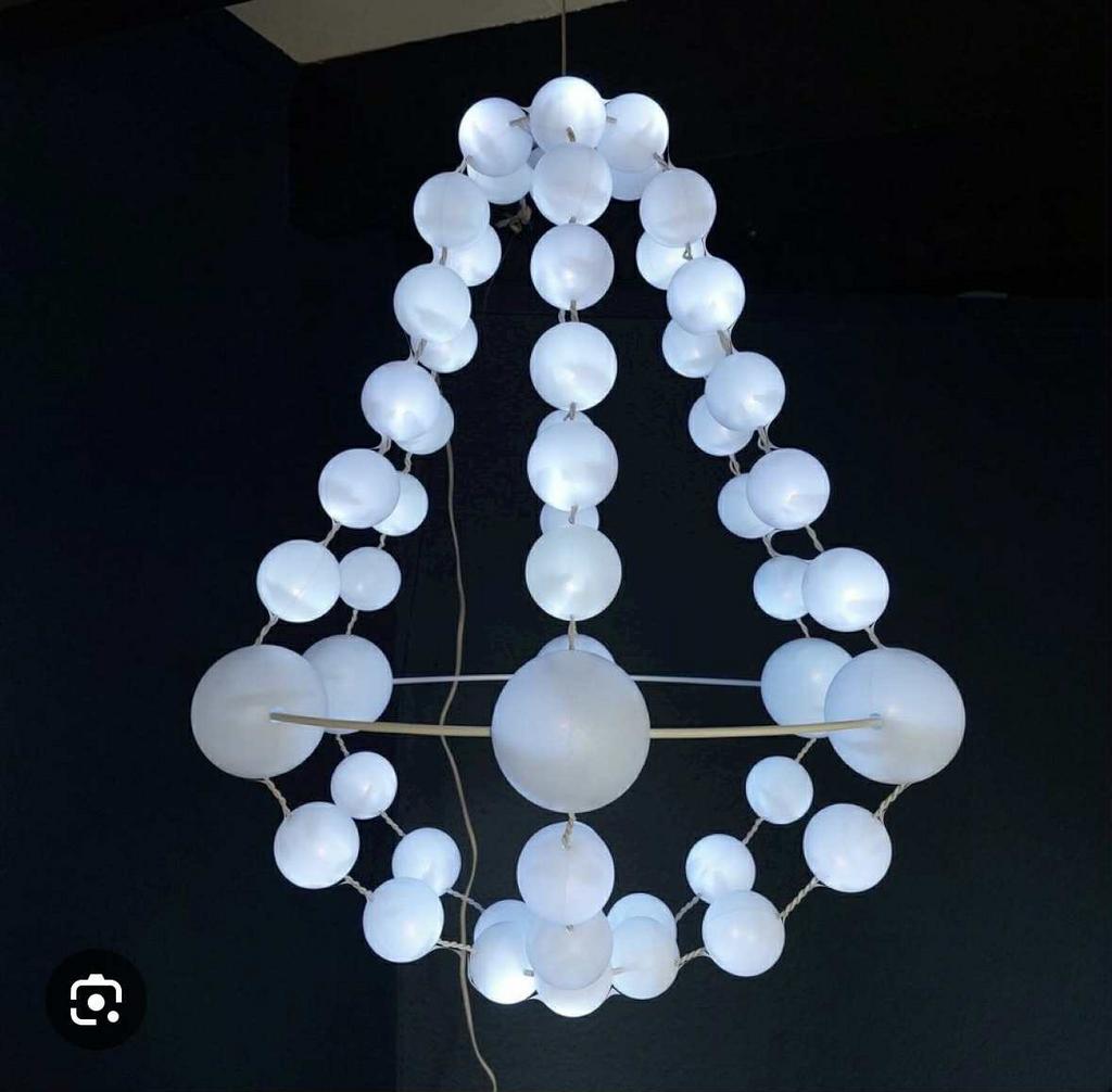 Glansa luster lamp IKEA, Huis en Inrichting, Ophalen, Nieuw, Kunststof, Modern