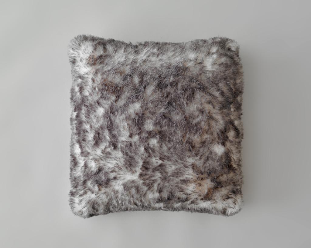 Plaids Coussin Cocooning Sensation Gris - AH22-C002 45x45 cm, Enlèvement ou Envoi, Neuf, Gris, Carré