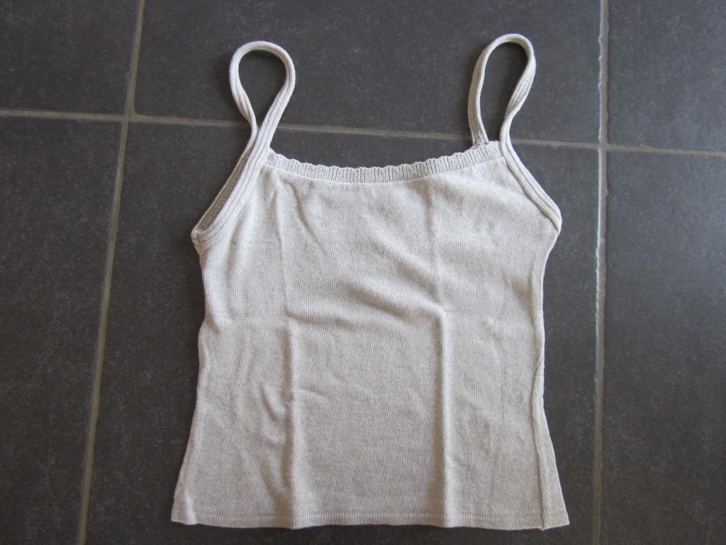 Eros grijs topje, Kleding | Dames, Topjes, Gedragen, Maat 34 (XS) of kleiner, Grijs, Zonder mouw, Ophalen of Verzenden