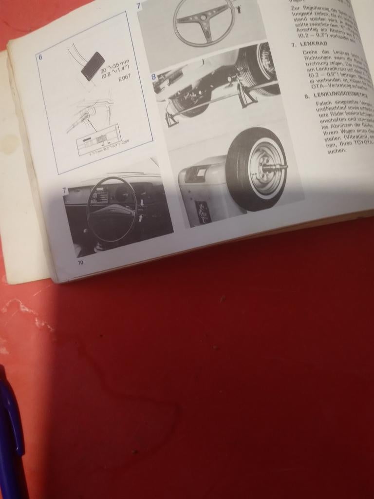 Manuel d'utilisation de la Toyota Corolla, Enlèvement ou Envoi