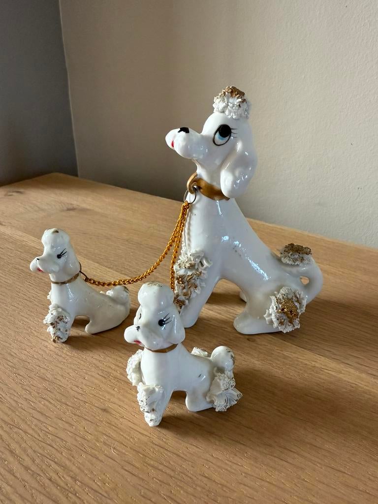 Vintage poedels, Antiek en Kunst, Ophalen of Verzenden
