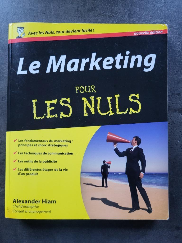 Livre Le Marketing pour les nuls, Livres, Enlèvement ou Envoi