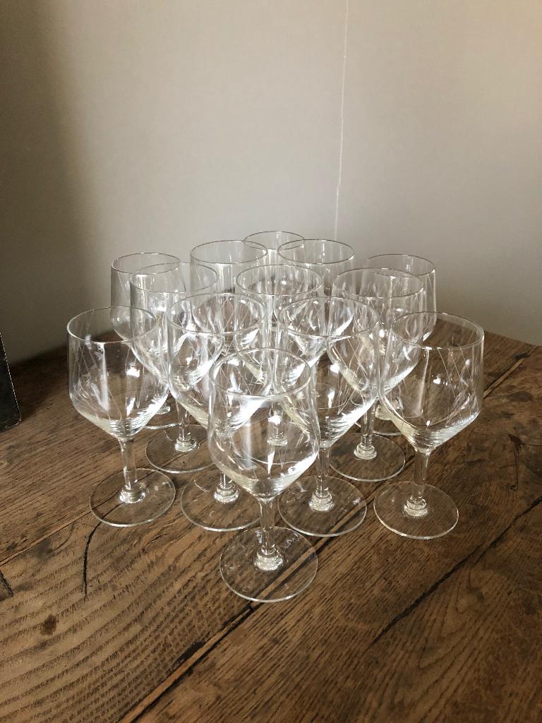 Brocante borrel glaasjes, Antiek en Kunst, Ophalen of Verzenden