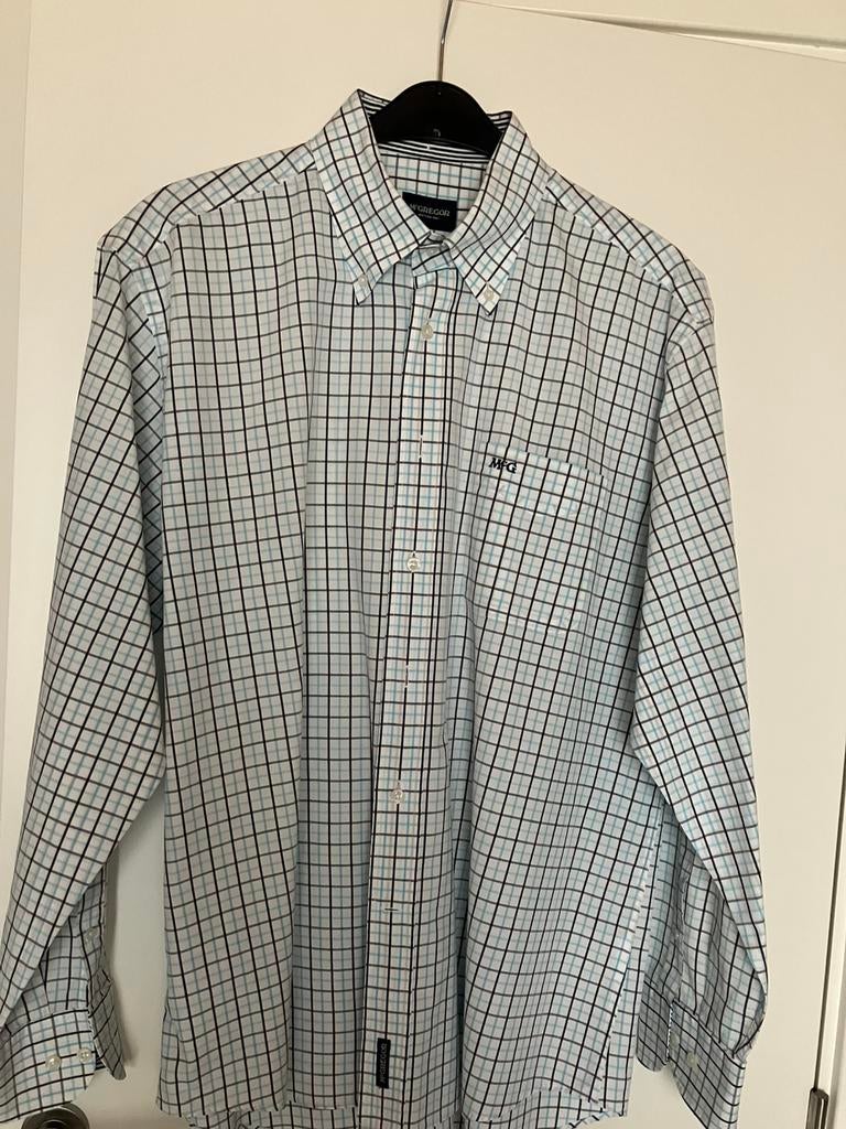 Mooi herenhemd Mc Gregor XL, Kleding | Heren, Overhemden, Ophalen, Zo goed als nieuw, Halswijdte 43/44 (XL), McGregor