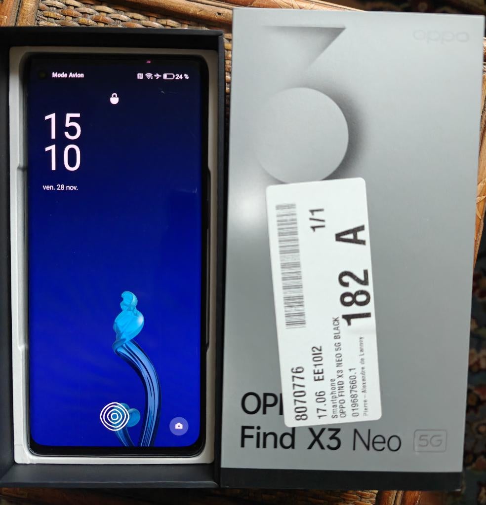 Oppo Find X3 Neo, Ophalen, Gebruikt, Zwart, Touchscreen